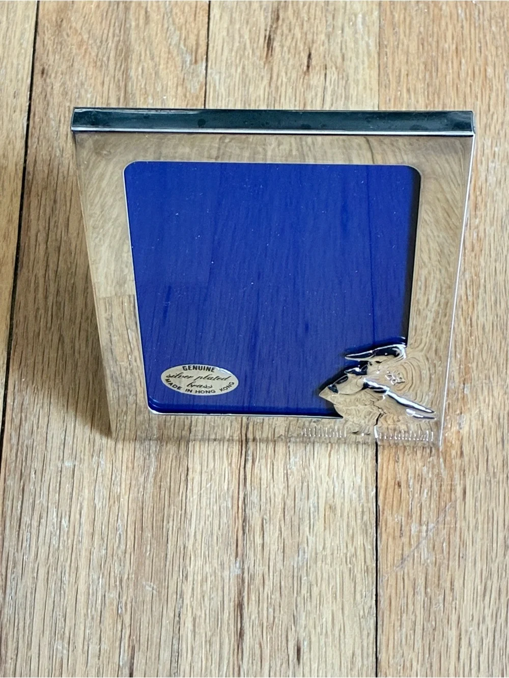 NIB Silverplated Brass Photo Frame, Made for A & S, New Vintage